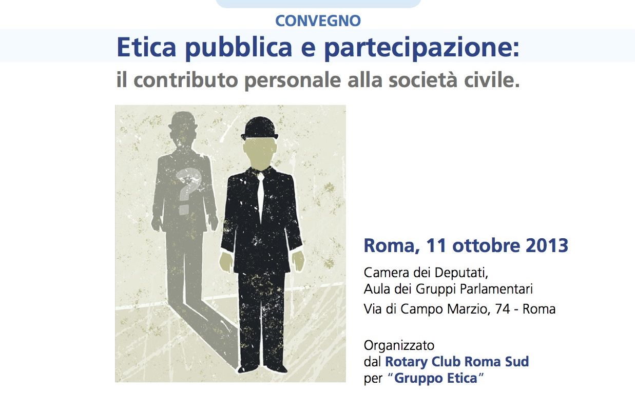 Convegni Rotary roma Sud - Tonino CAntelmi relatore 